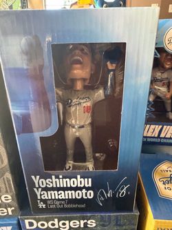 Yoshinobu Yamamoto Dodgers WS Game 7 Bobblehead