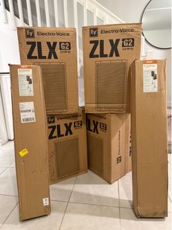 Speakers 15” ZLX Electro Voice x4 + Stands (COMBO)