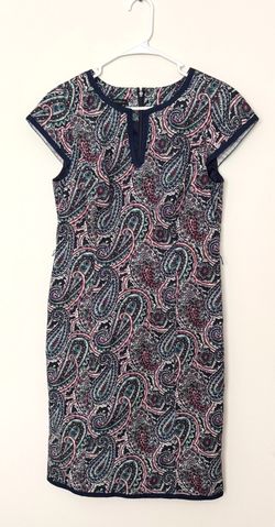 Women's Talbots Multicolor Paisley Sheath Dress