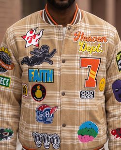 Swift jacket varsity bomber khaki