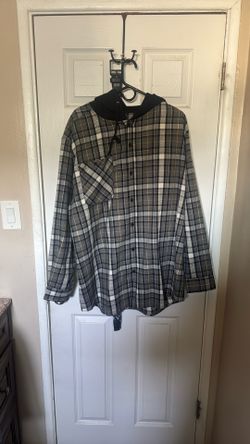 Hoodie Flannel Size 2X