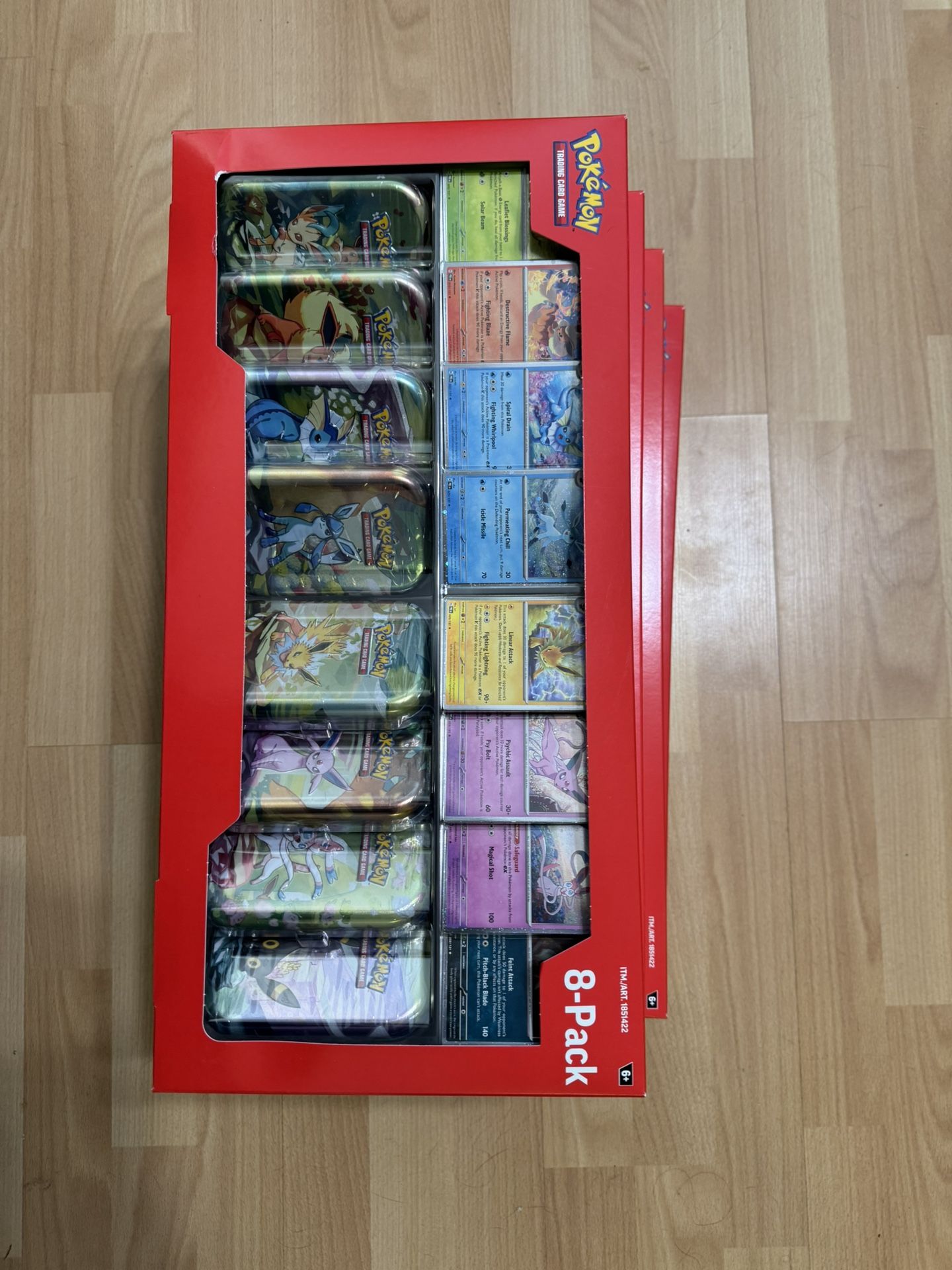 Pokemon TCG Prismatic Evolutions 8 Tin Set