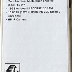 Brand New 16 Inch HP OMNIBOOK 5 Laptop