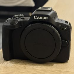 Canon EOS R50 Mirrorless Camera Body – Like New + Battery & Charger (RF Mount)