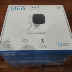 NEW Blink Mini Indoor Plug In Security Camera