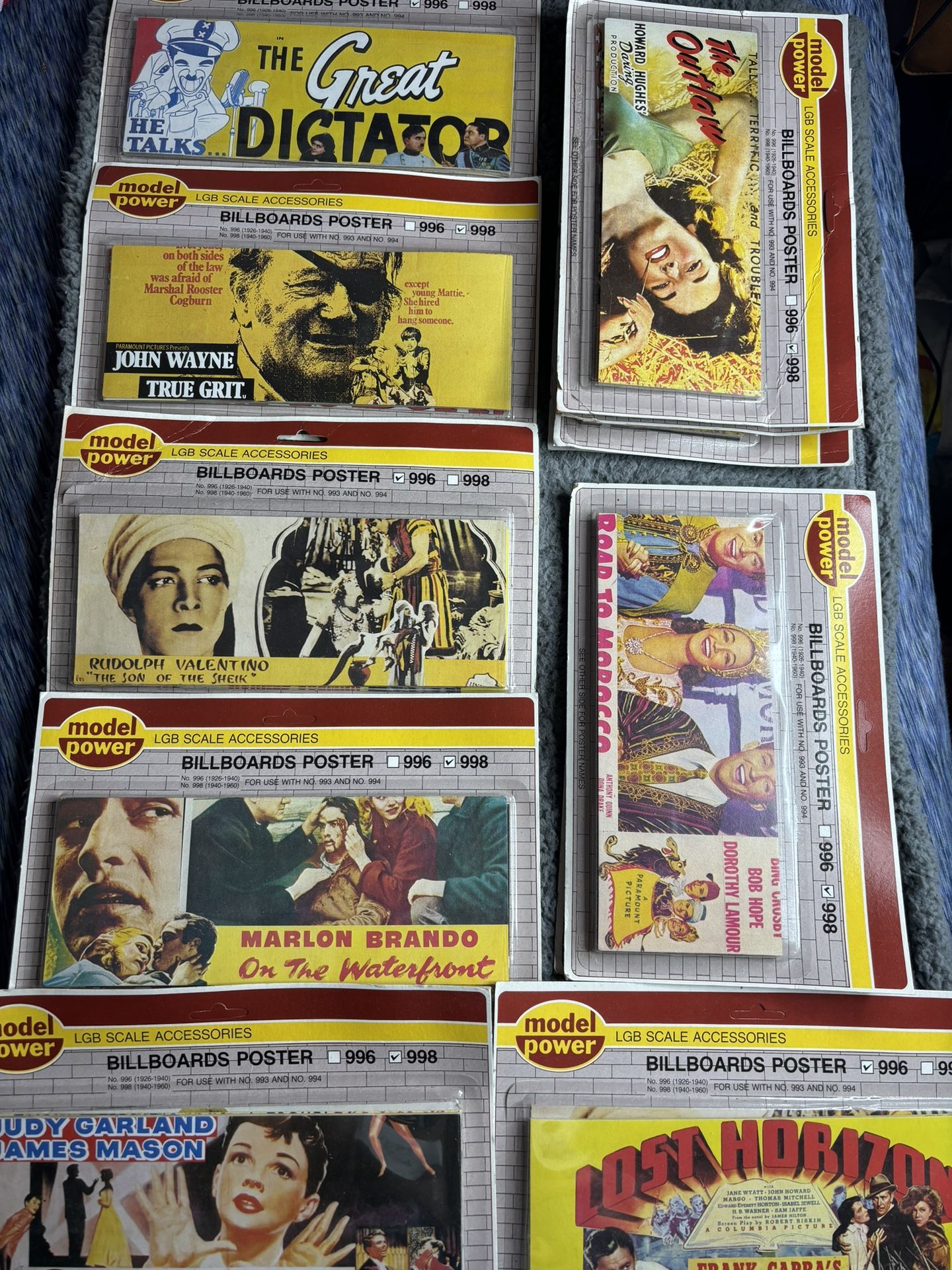 Vintage Model Power Billboard Posters 1940-60