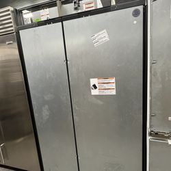 Jenn Air Panel Ready Side By Side Built In 48” Refrigerator Obsidian Interior 