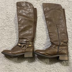 JustFab Brown Boots - Woman’s Size 5.5