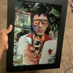 lenticular scarface art
