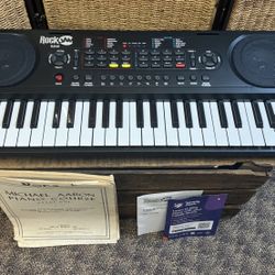 RockJam RJ549 Electronic Keyboard w/ Piano Book