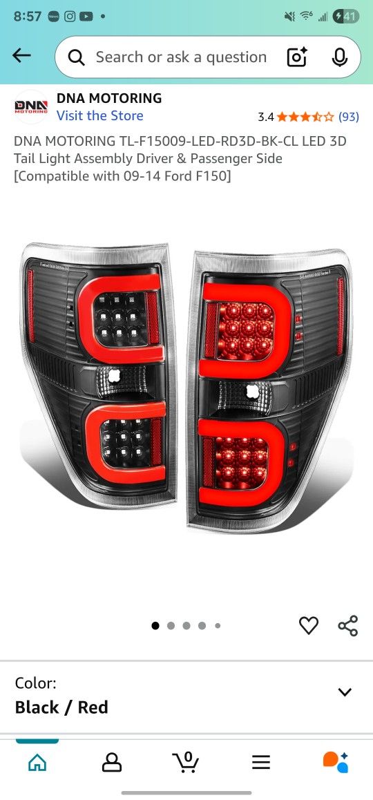Ford F150 Taillights