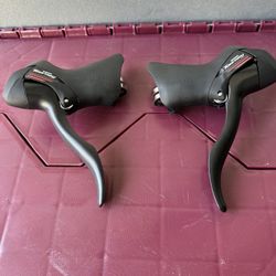 SHIMANO ST-A073 SHIFT/BRAKE LEVER SET, FRONT AND REAR, 3 X 7 SPEED ESTA073PACX1