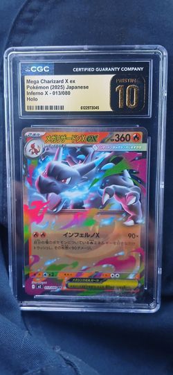 Mega Charizard X ex Holo CGC PRISTINE 10