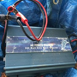 Ac Power Source 300 Watt Sine Wave Inverter 