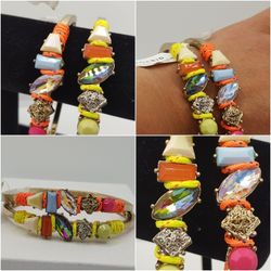 Torrid Set of 2 colorful summer Style Bracelets, new with tag, 
