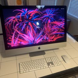 2015 iMac  Retina Display, Apple Wireless Keyboard And Apple Mouse