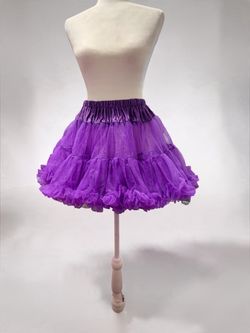 Woman’s Purple Tutu Skirt w/Glitter