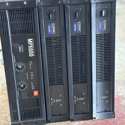 QSC CX And JBL Amplifiers