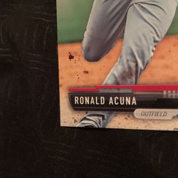 Ronald Acuna Jr Rookie Card 