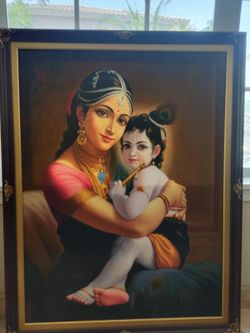 Krishna photo Frame Original from ISKCON