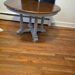 Solid Wood Round Dining Table