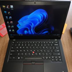 Lenovo X390 Touchscreen Laptop - 16GB RAM, i7 8th Gen, 256GB SSD - MS Office, Adobe and more