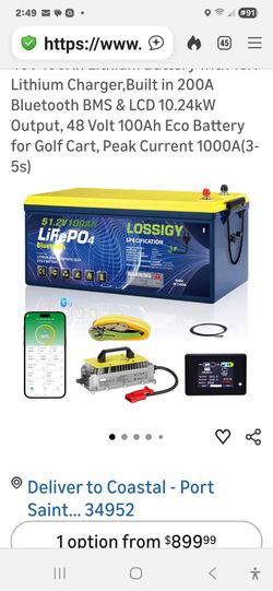 Golfcart battery