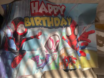Spider man banner