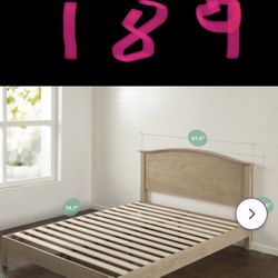 New queen platform bed. We can deliver. Mattress are also in stock if needed.