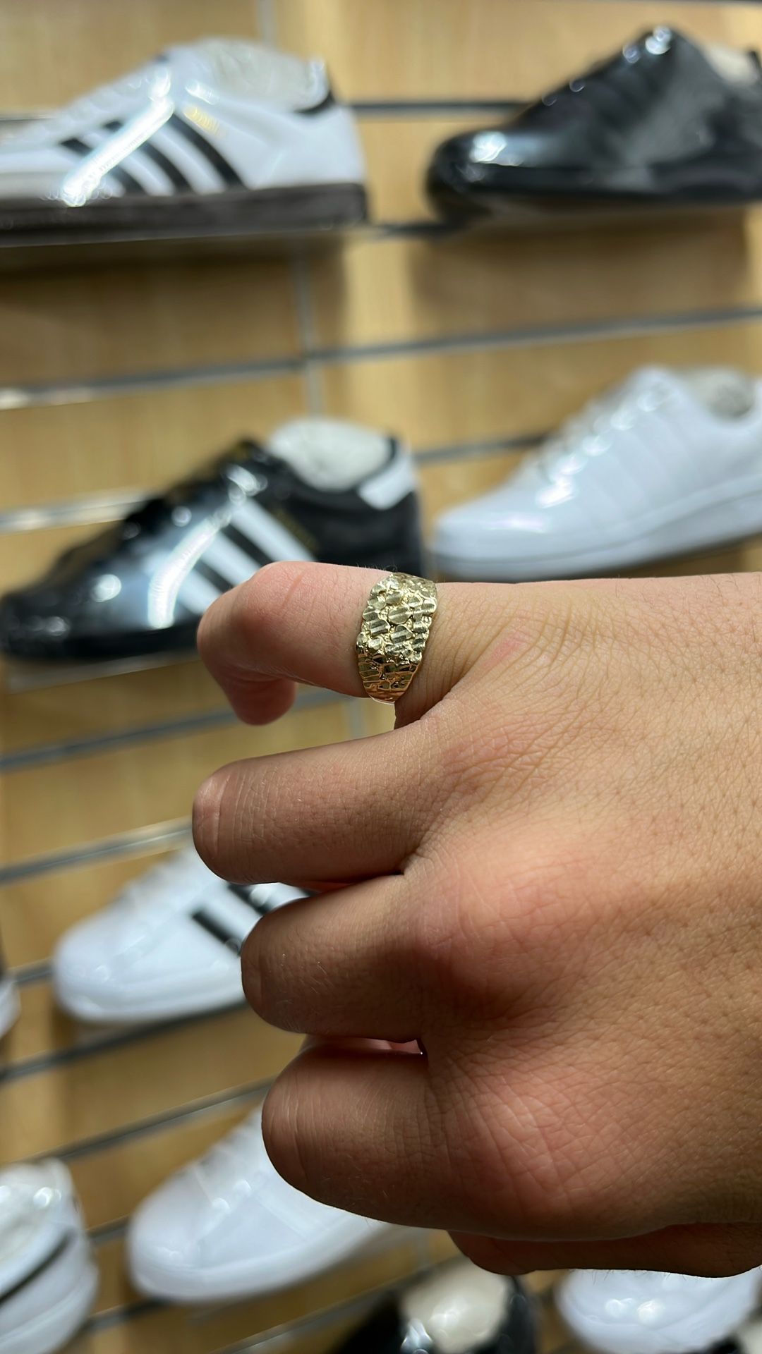 10k Gold Nugget Ring