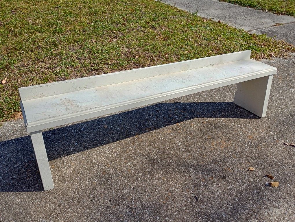 Wooden Pine Children's Bench *20.00* 53" L x 12" H x 8" D