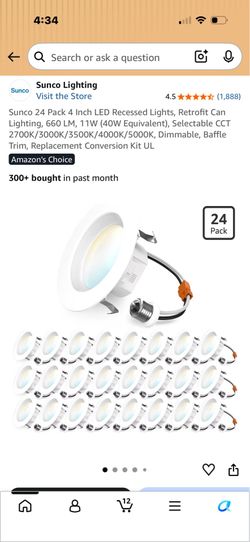 LED can lights