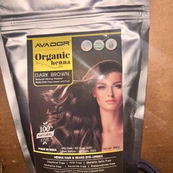 New Avador Organic Hair Dye/color-Dark Brown 