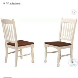 Beautiful solid wood chairs. Have 3 available