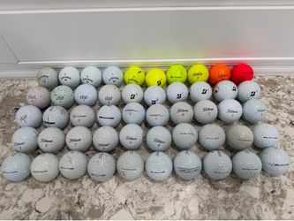 (50) Golf Balls: Titleist ProV1 , Callaway , Bridgestone e6 e12 , Taylormade TPX5 & Vice
