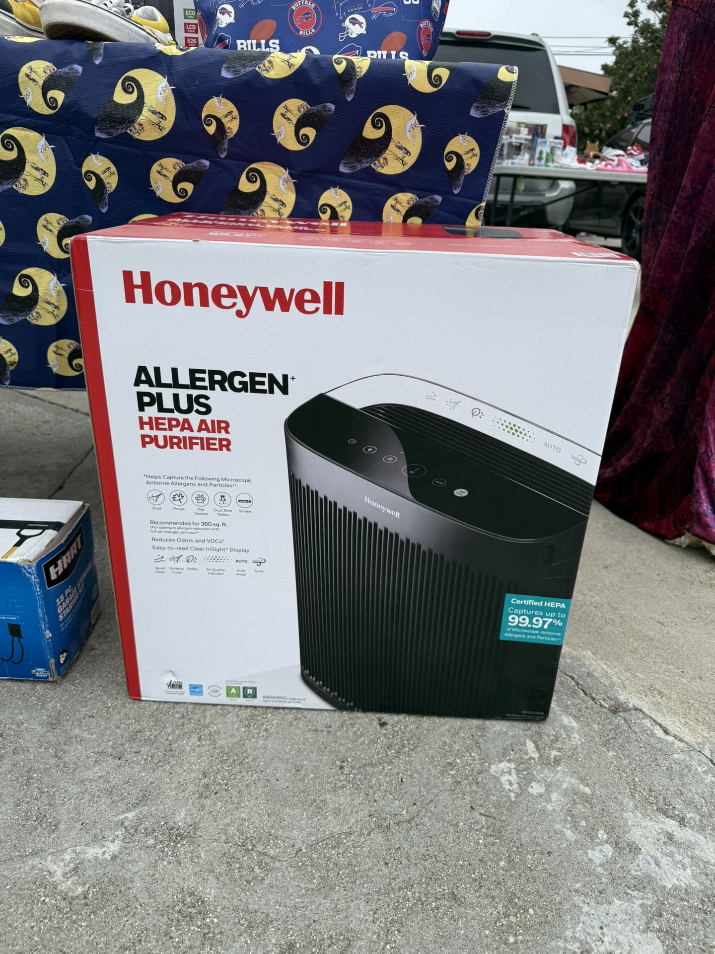 Honeywell Insight HEPA Air Purifier HPA5200B: Quiet Operation, 4 Settings, 300-500 sq. ft., CARB & Energy Star Certified