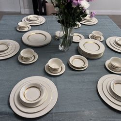 6 6-piece Place Setting By Castleton China - Golden Classic