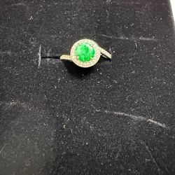 Emerald Jade ring