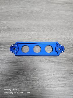 Brand New Password JDM Billet Blue Battery Tie down 1992-2000 Civic & 1994-2001 Integra