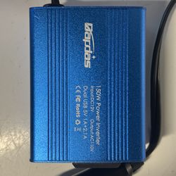 150W Car Power Inverter DC 12V to 110V AC Car Outlet Adapter with PD 25W &QC3.0 USB Ports Laptop Car Charger