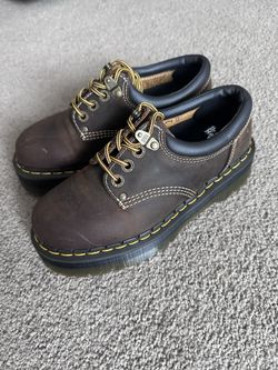 ARC CRAZY HORSE LEATHER PLATFORM SHOES