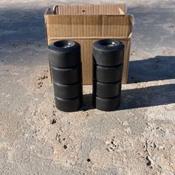 Roller Skating Wheels + Stoppers  