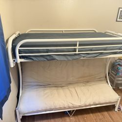 Bunk Bed With Futon 