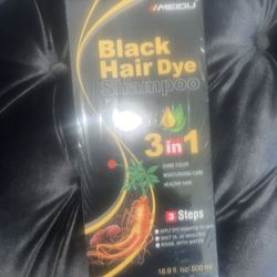 Black Hair Dye Shampoo