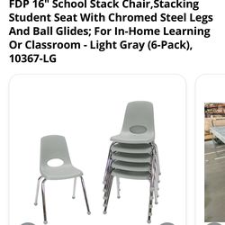 Kids 6 Sturdy Chairs