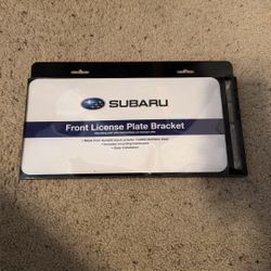 Genuine Subaru Front License Plate Bracket