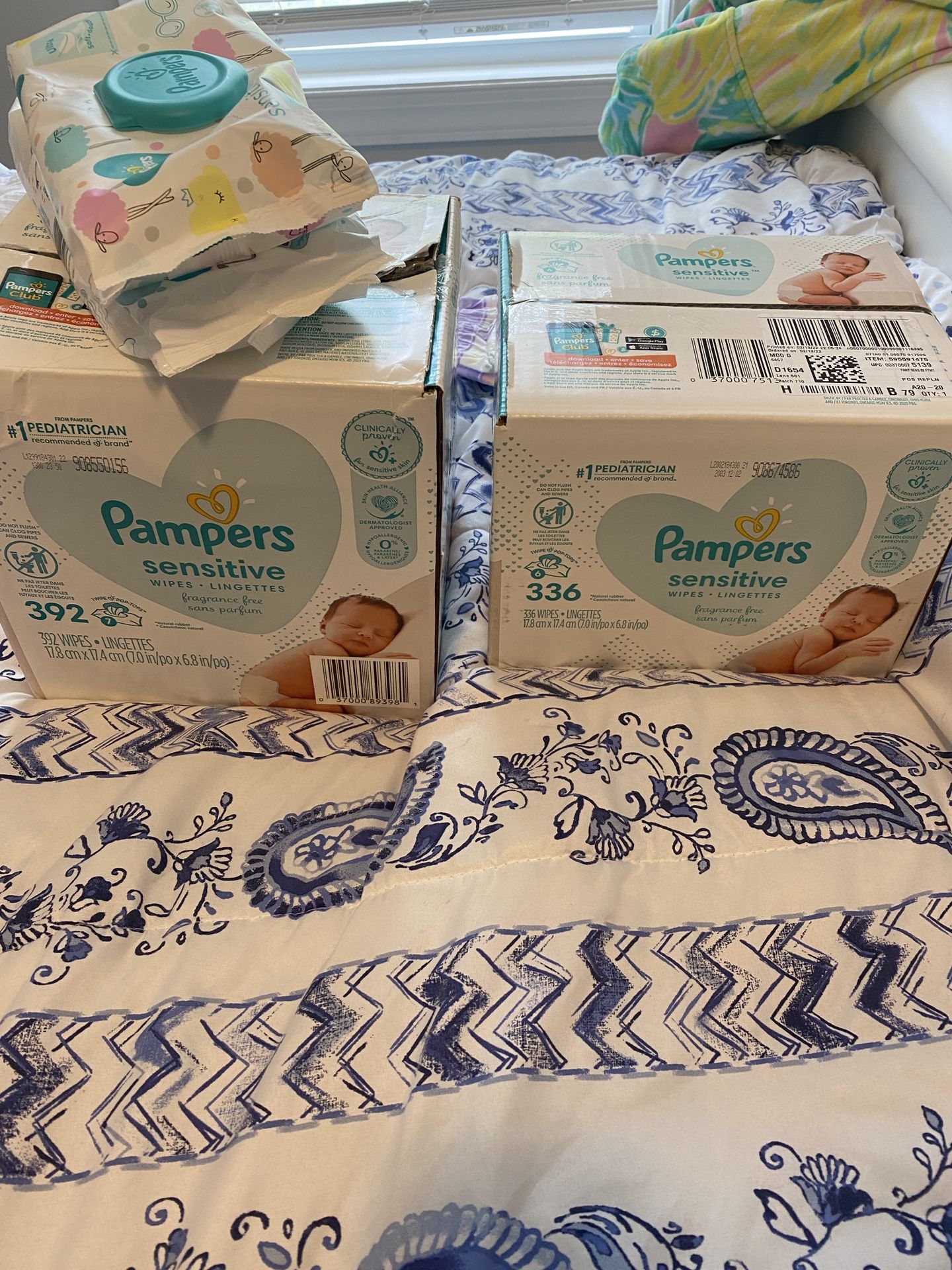 Pampers Sensitive Baby Wipes