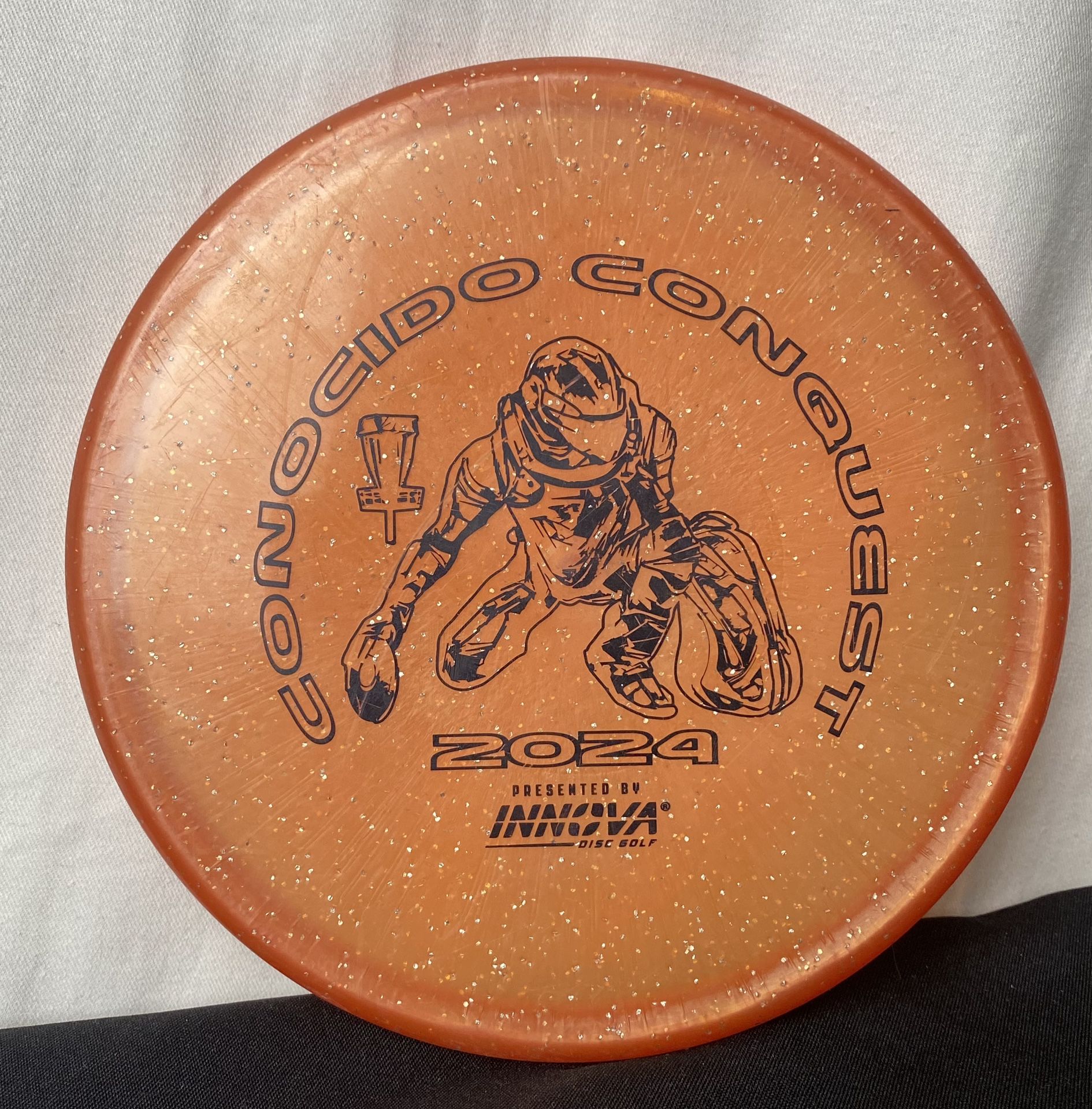 Innova Toro Metal Flake Conocido Conquest 2025 Orange 173.5 grams 4/2/1/3 Rare