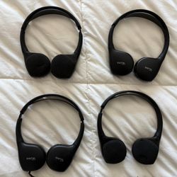 Set Of 4 Car Headphones For Speakers