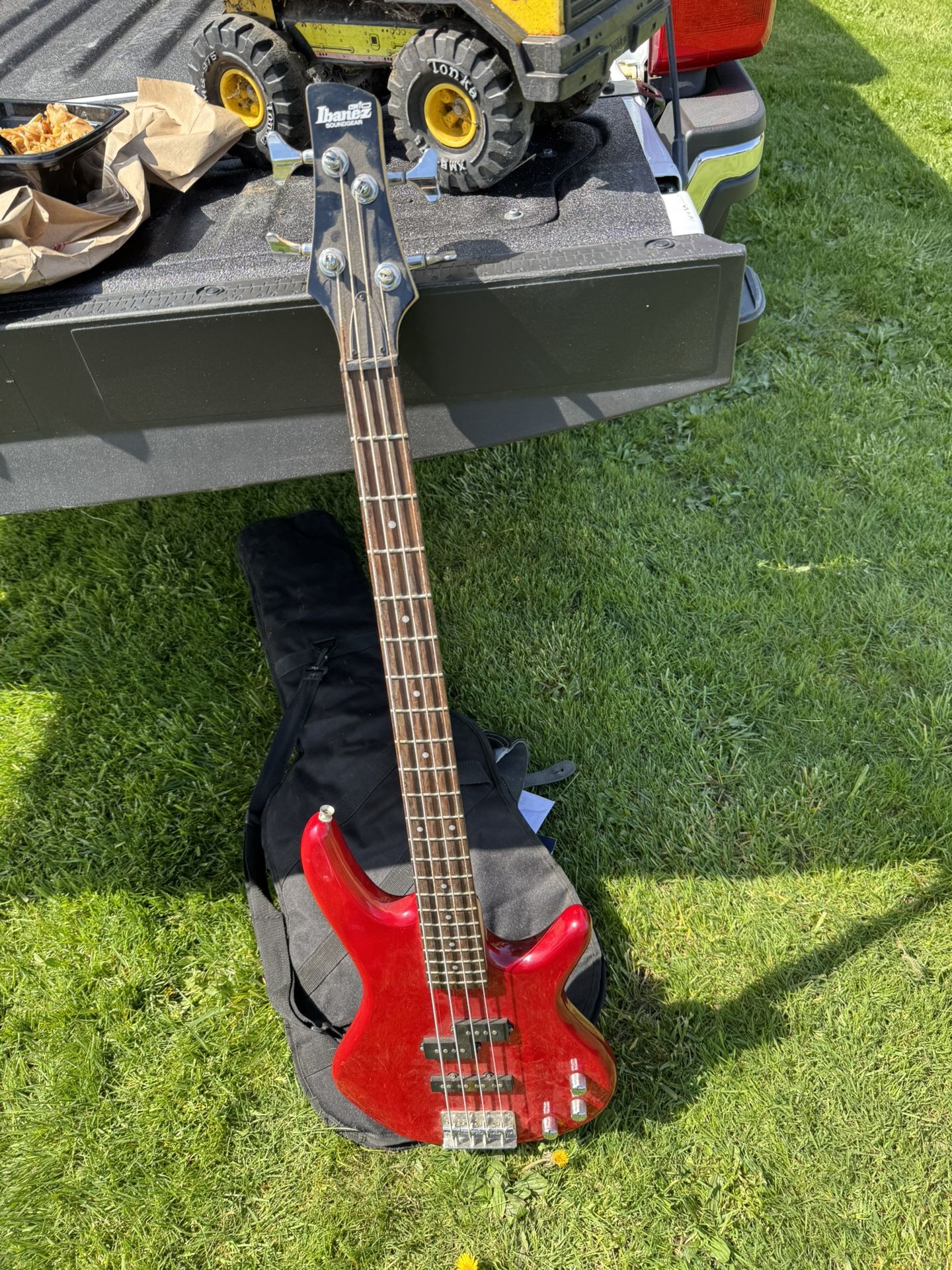 Ibanez Southgear Guitar With Ampeg Bass Both B